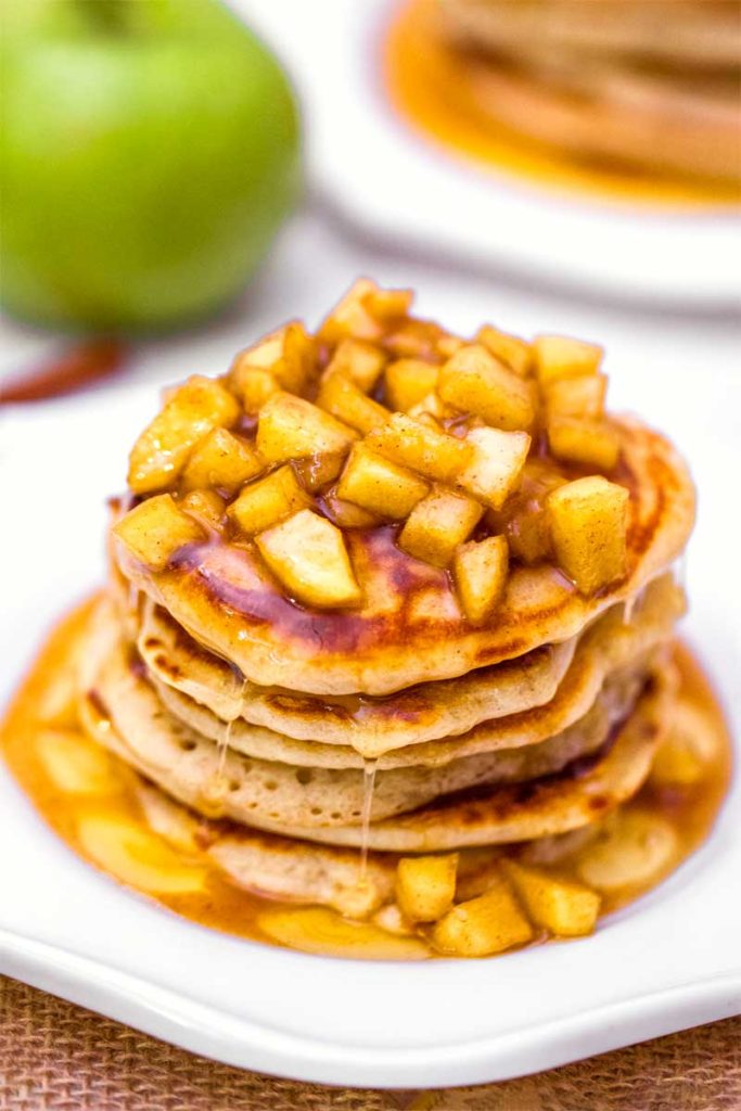 Apple Cinnamon Pancake. how to make food tasty 3