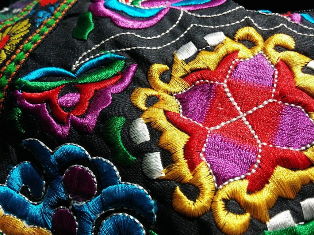 patch of marathi embroidery
